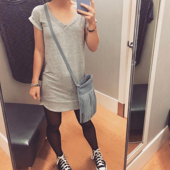 Grey Athleta T-shirt Dress - Picture 5 of 5